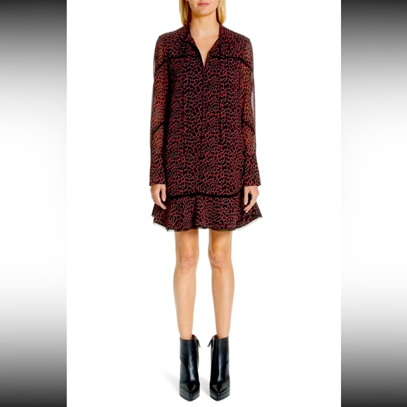 Proenza Schouler Dresses & Skirts - Proenza Schouler Crepe Chiffon Silk Dress Size 2